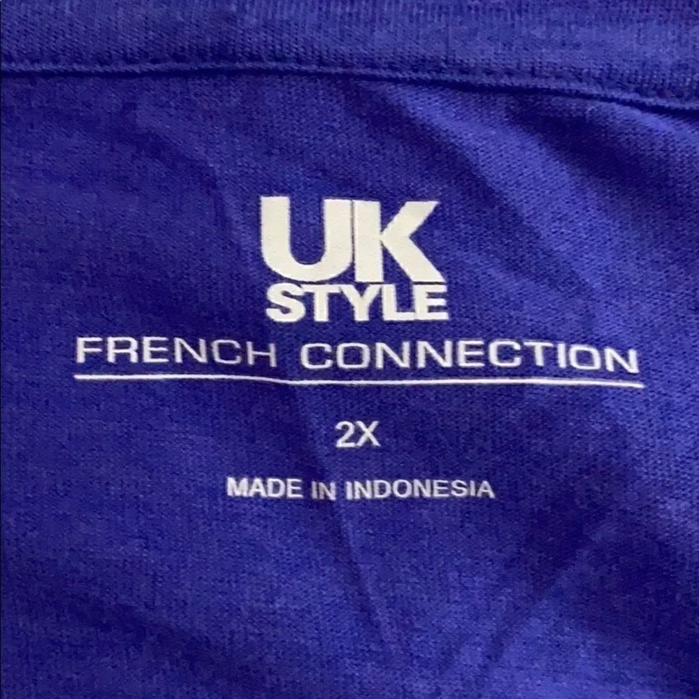 French Connection UkStyle blouse  graphic top 2X - Picture 3 of 4